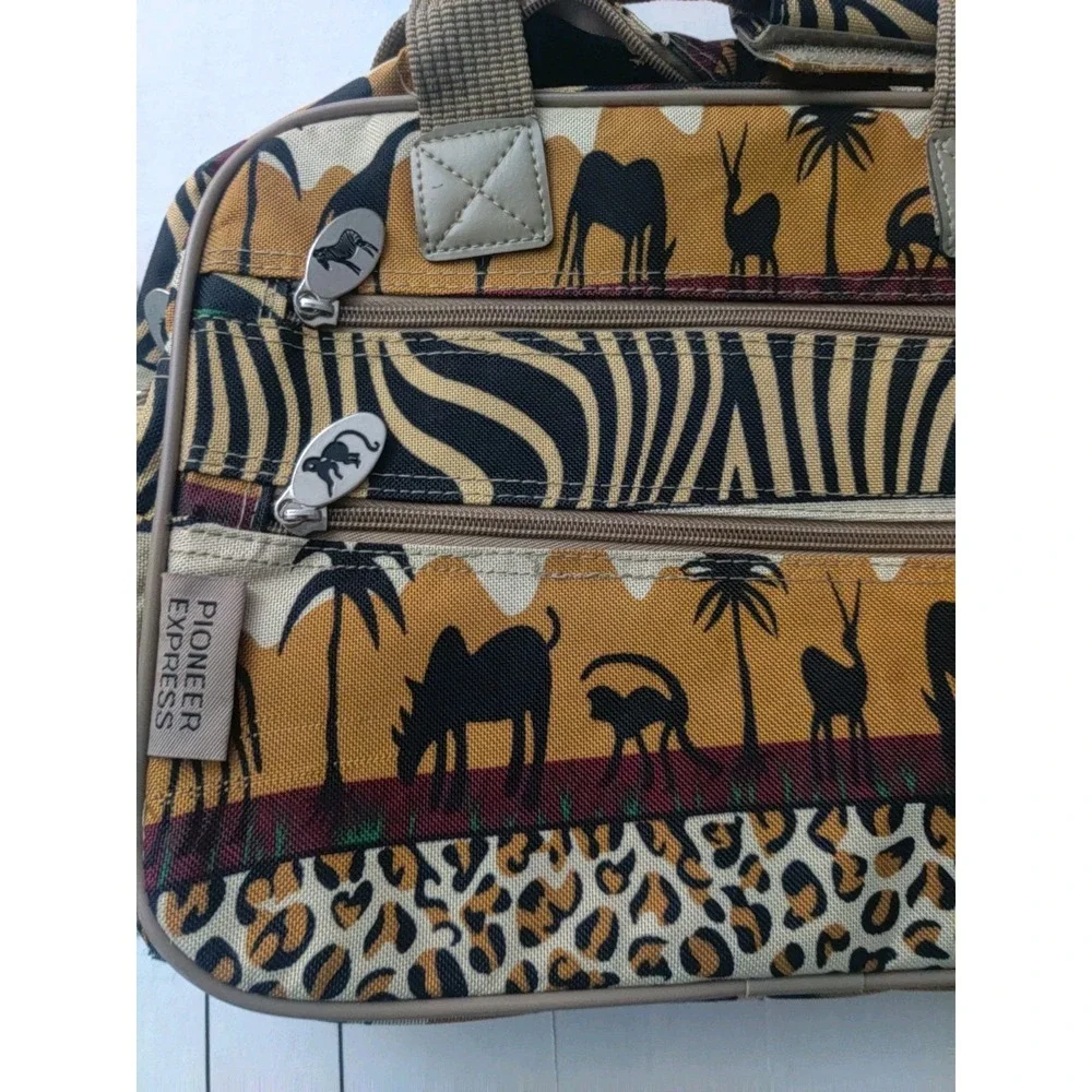 Pioneer Express Safari Africa Bag Tapestry Weekender Tote Travel Bag